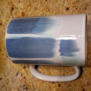 Market MRKT Finds Coffee/Tea Mug White Reactive Finish Ceramic Coffee Mug 16oz